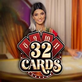 32 Cards by Ezugi, showcased at casinositesgreek.it.com – game logo