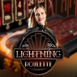 Lightning Roulette online game logo by Evolution on casinositesgreek.it.com
