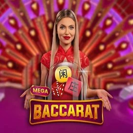 Mega Baccarat logo by Pragmatic Play Casino sites